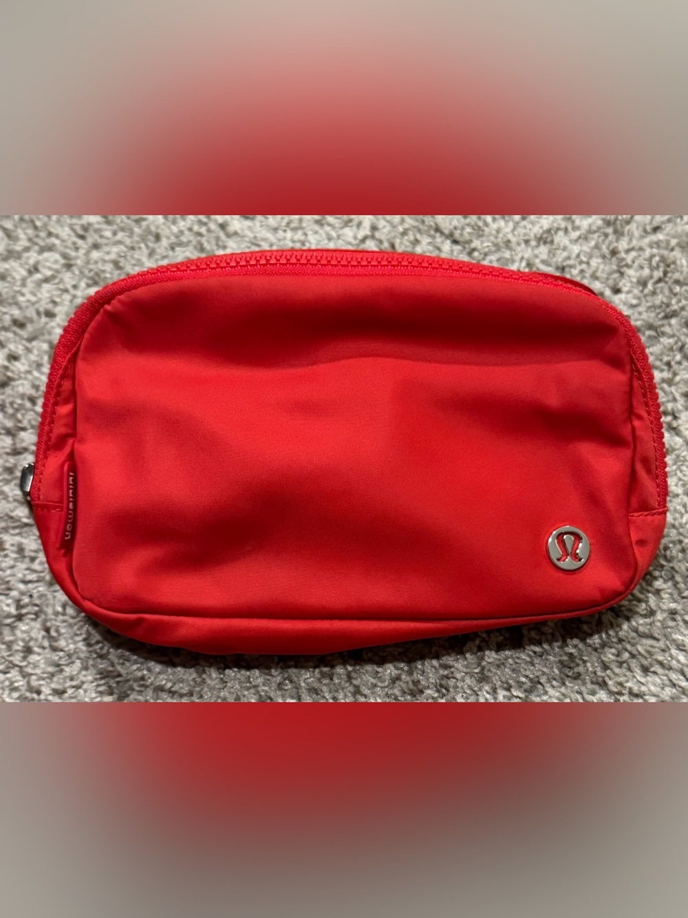 Red Lululemon Belt Bag